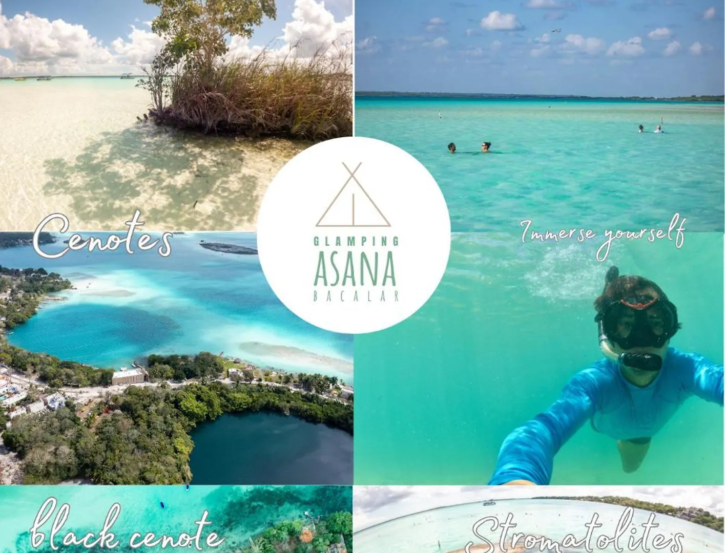Glamping Asana Bacalar - Yoga & Canoa - Free Bikes Hotel